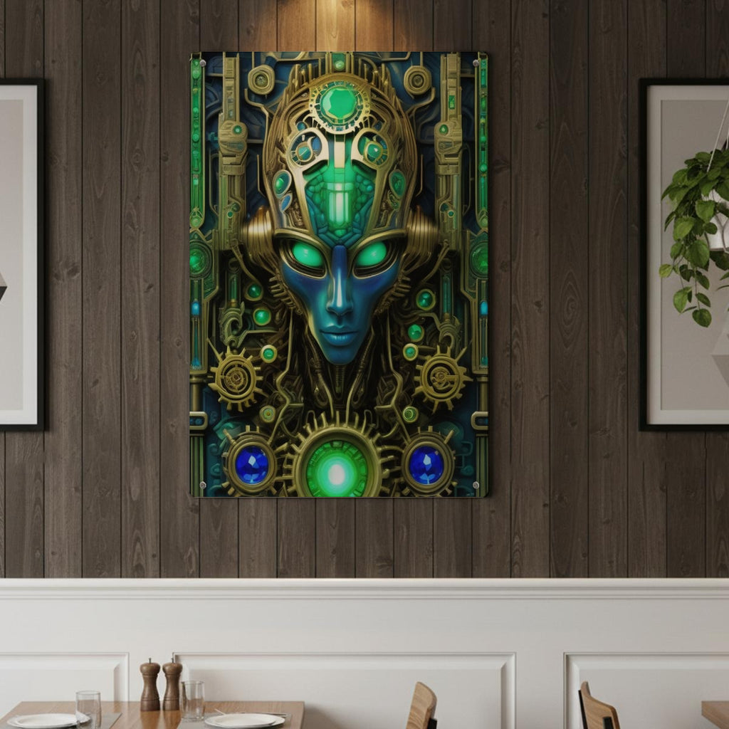 METAL PRINT CYBERPUNK