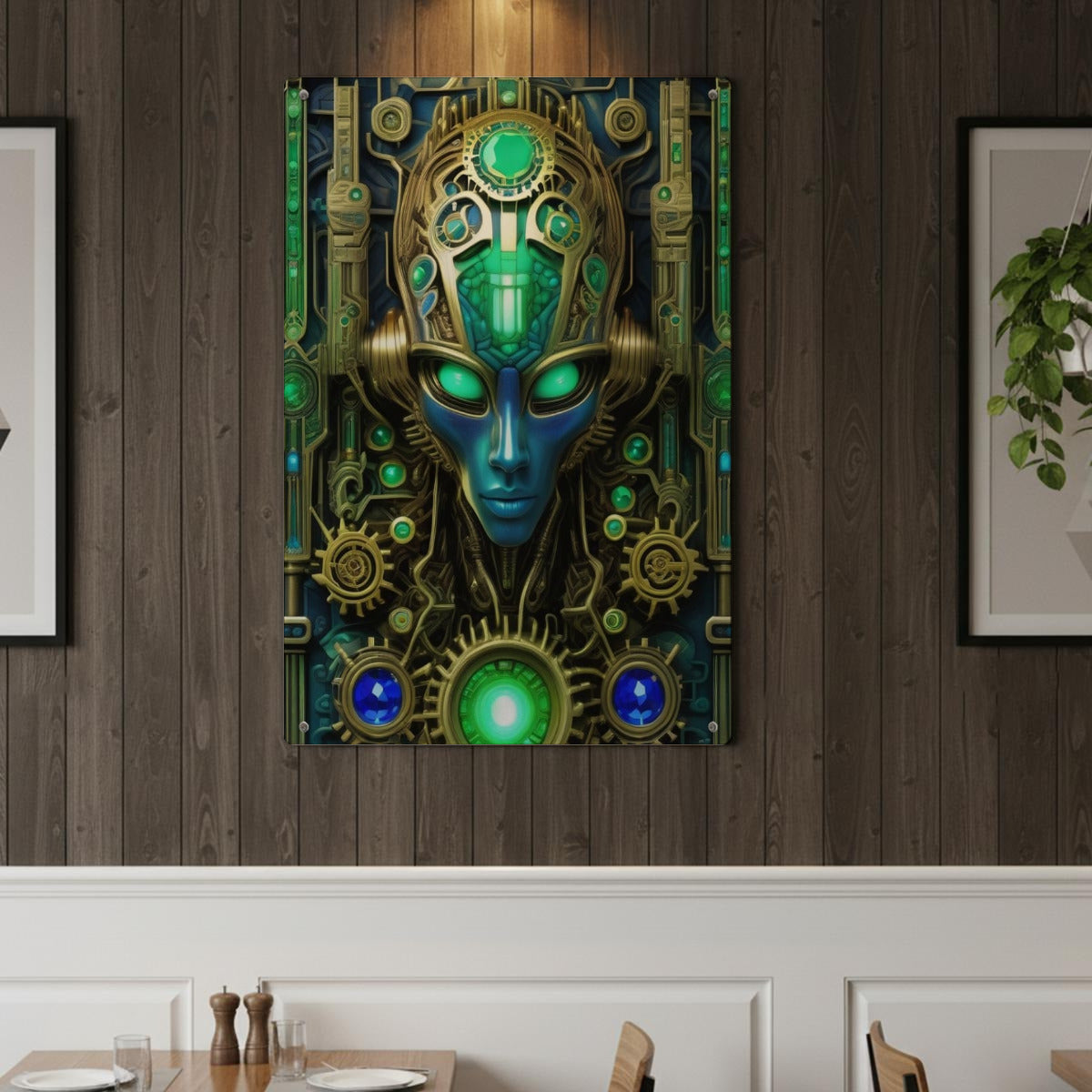 METAL PRINT CYBERPUNK