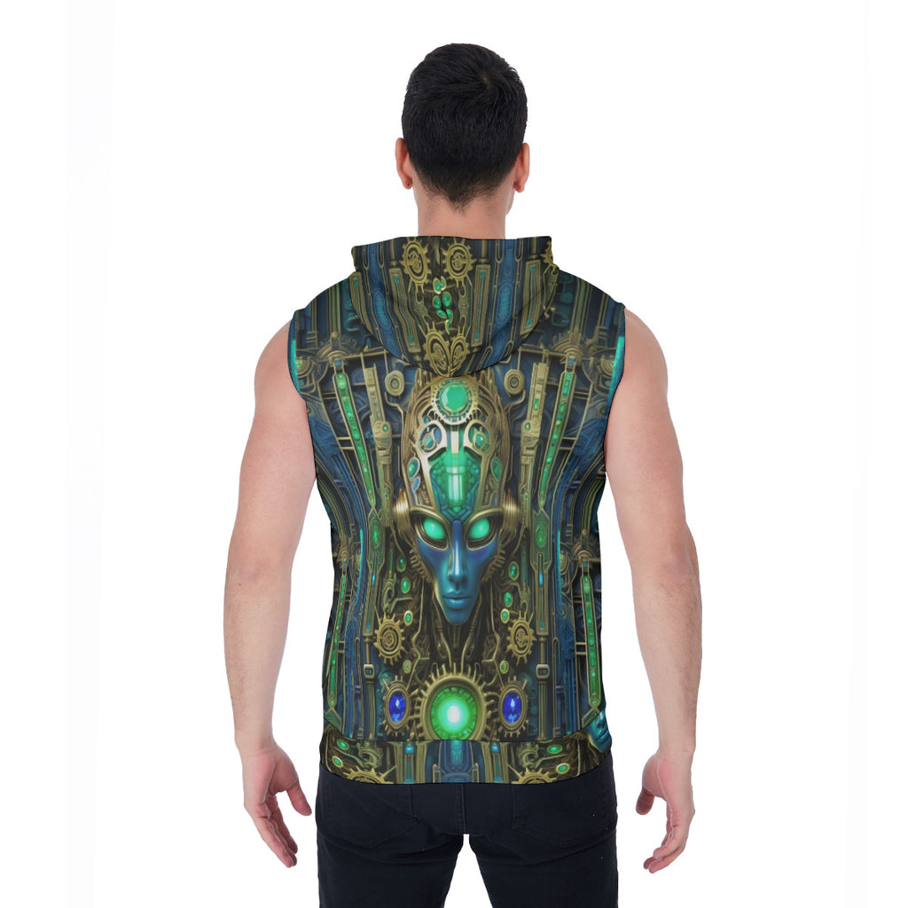 CYBERLORD SLEEVELESS HOODIE