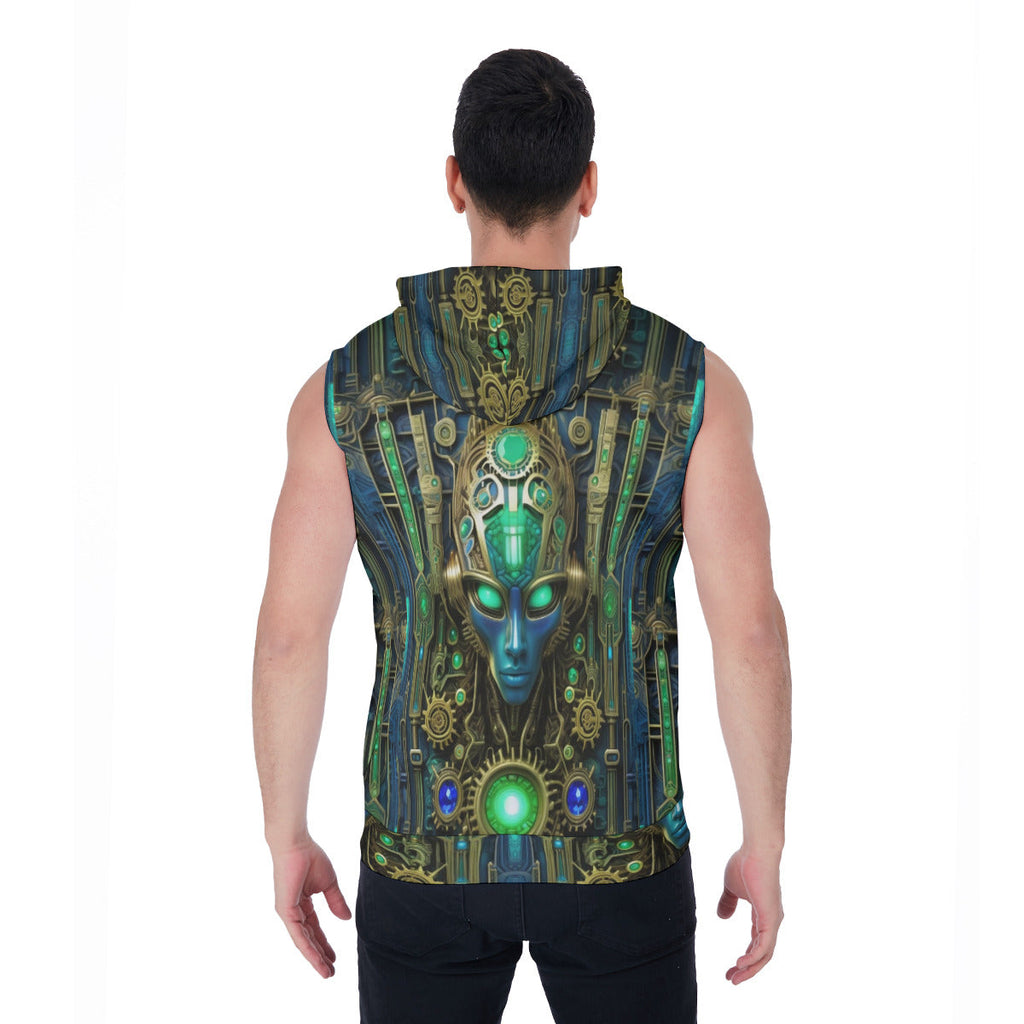 CYBERLORD SLEEVELESS HOODIE