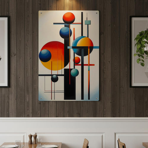 ABSTRACT METAL PRINT
